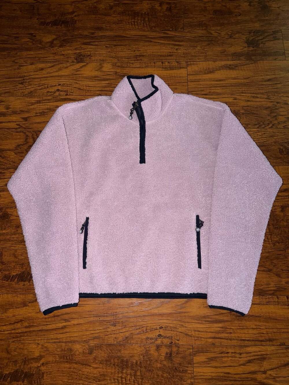 Brooks Brothers Teddy Fleece Half-Zip Sherpa Pullover